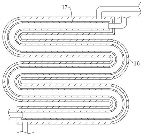 Ammonia absorption type refrigeration device for treating emptying tail gas of chemical device and recycling waste heat and recycling method