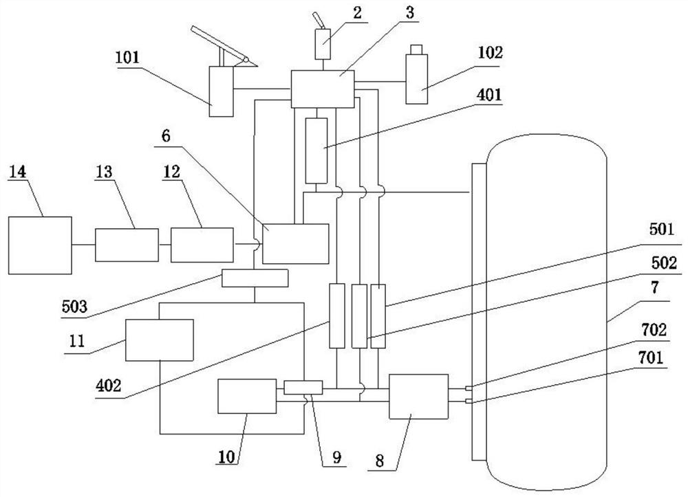 Wet-type multi-disc traveling, parking and buffering integrated braking system and using method thereof