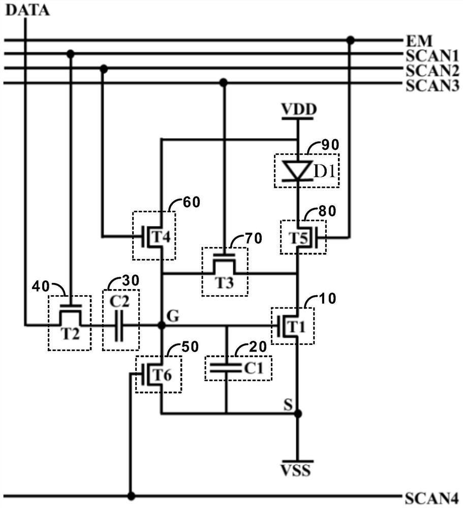 Pixel circuit, backlight module and display panel