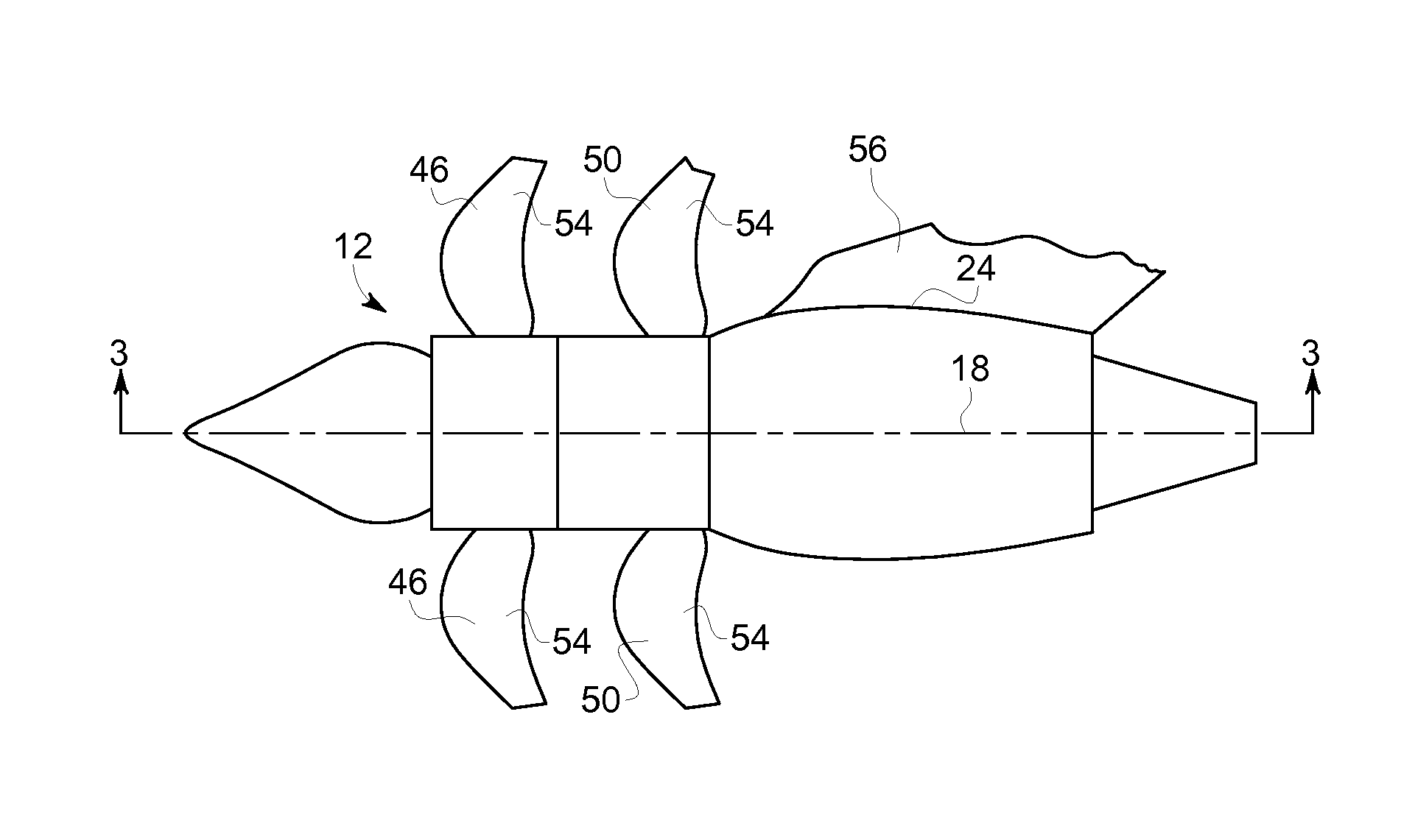 Airfoils including tip profile for noise reduction and method for fabricating same