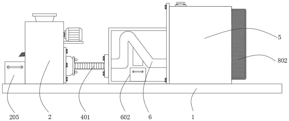 Full-closed negative pressure type automatic grain sorting machine