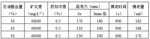 A kind of anti-condensate oil anti-salt foam discharge agent and preparation method thereof