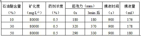 A kind of anti-condensate oil anti-salt foam discharge agent and preparation method thereof