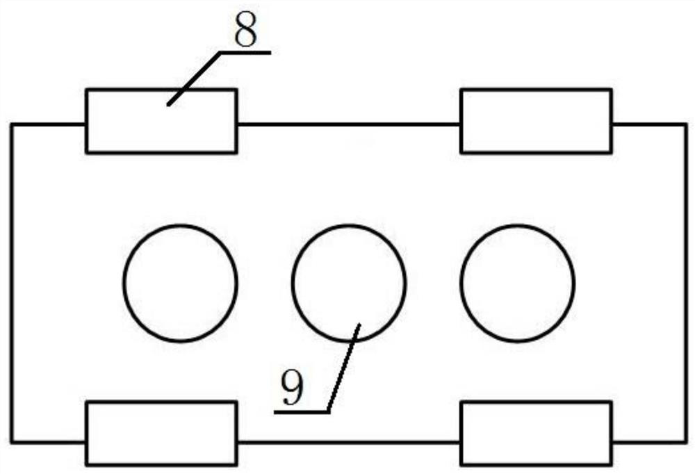 Automatic device for detecting warping degree of main beam web of crane and detection method