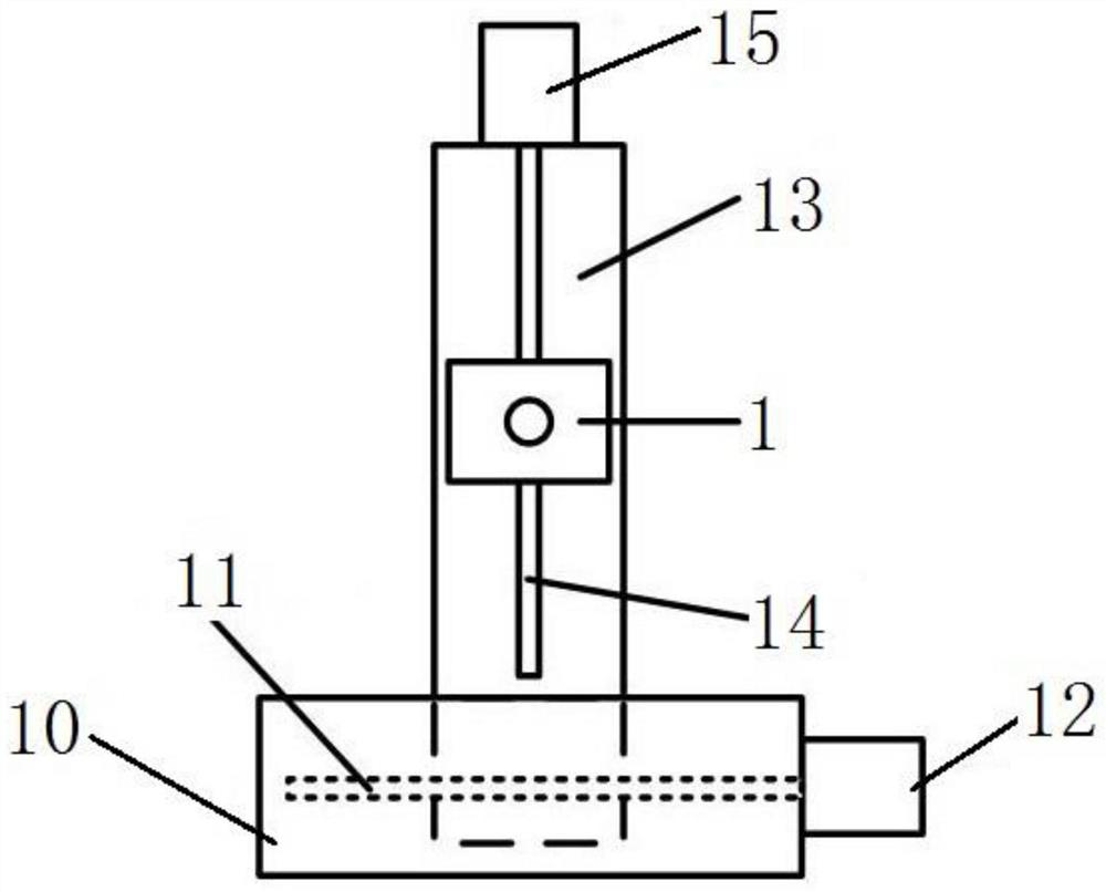 Automatic device for detecting warping degree of main beam web of crane and detection method