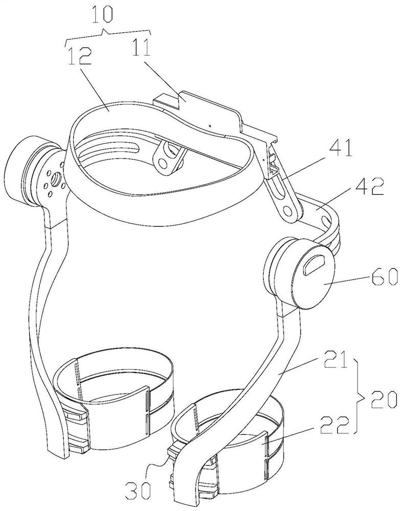 Hip joint exoskeleton device