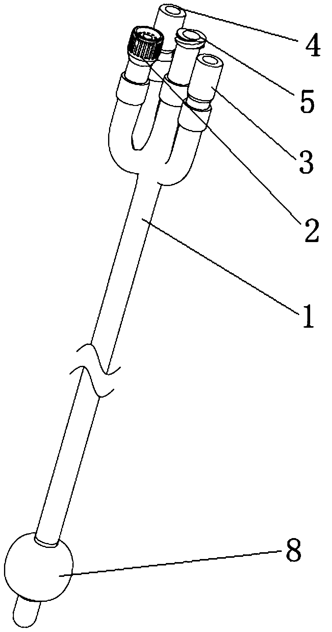 Bladder intra-cavity afterloading radiotherapy device