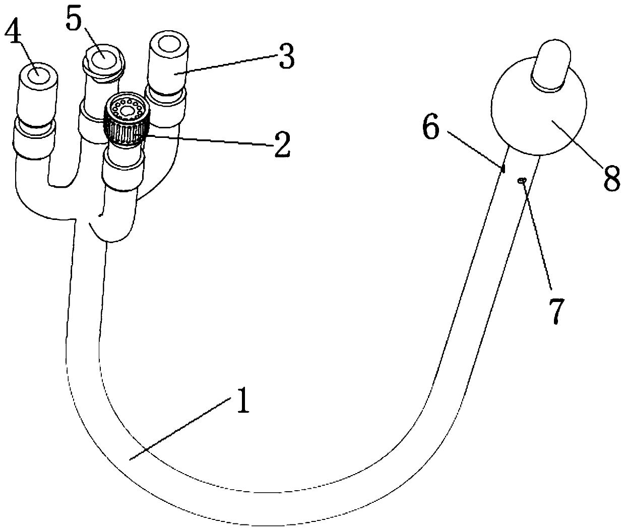 Bladder intra-cavity afterloading radiotherapy device