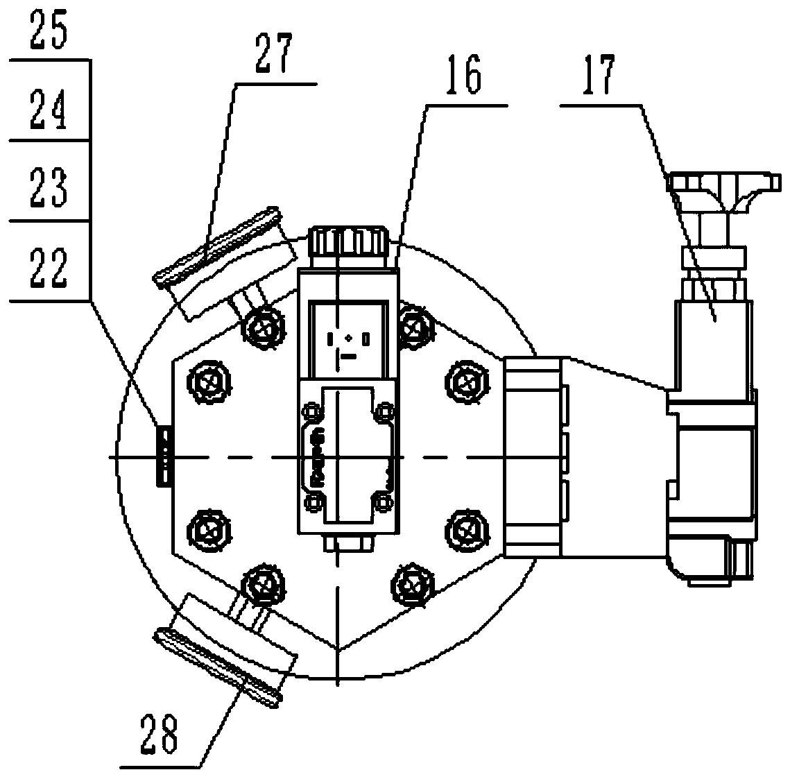 Electro-hydraulic integrated bidirectional locking anti-explosion hydraulic cylinder