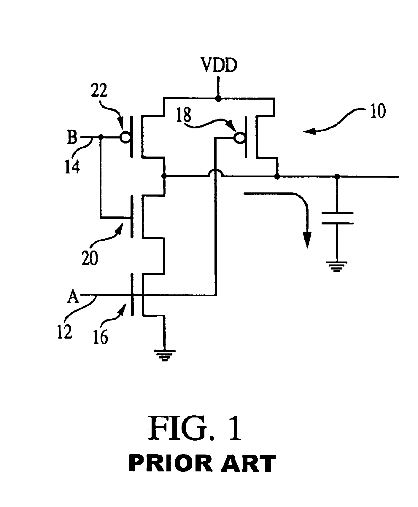 Vertical transistors and output prediction logic circuits containing same