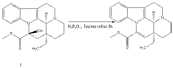Synthesis method of vinpocetine
