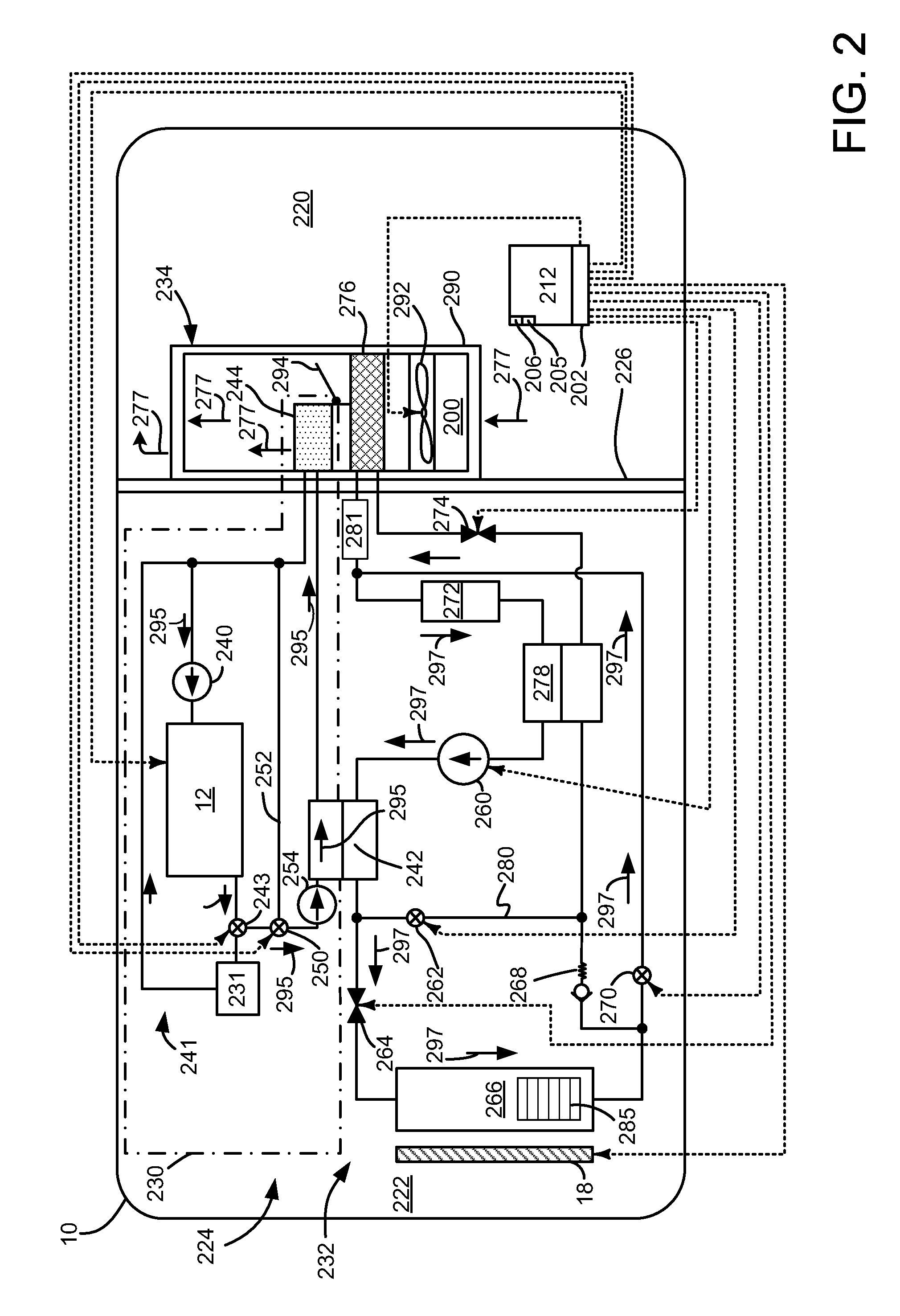 Method and system for reducing the possibility of vehicle heat exchanger freezing