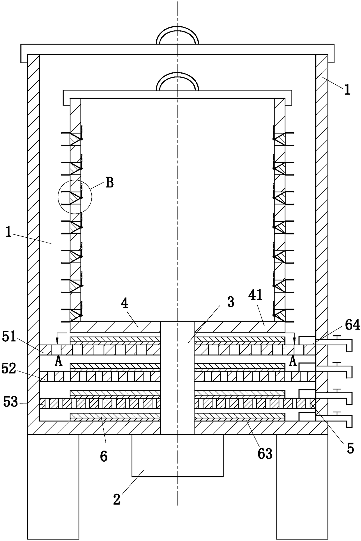 Multistage separator for microorganisms