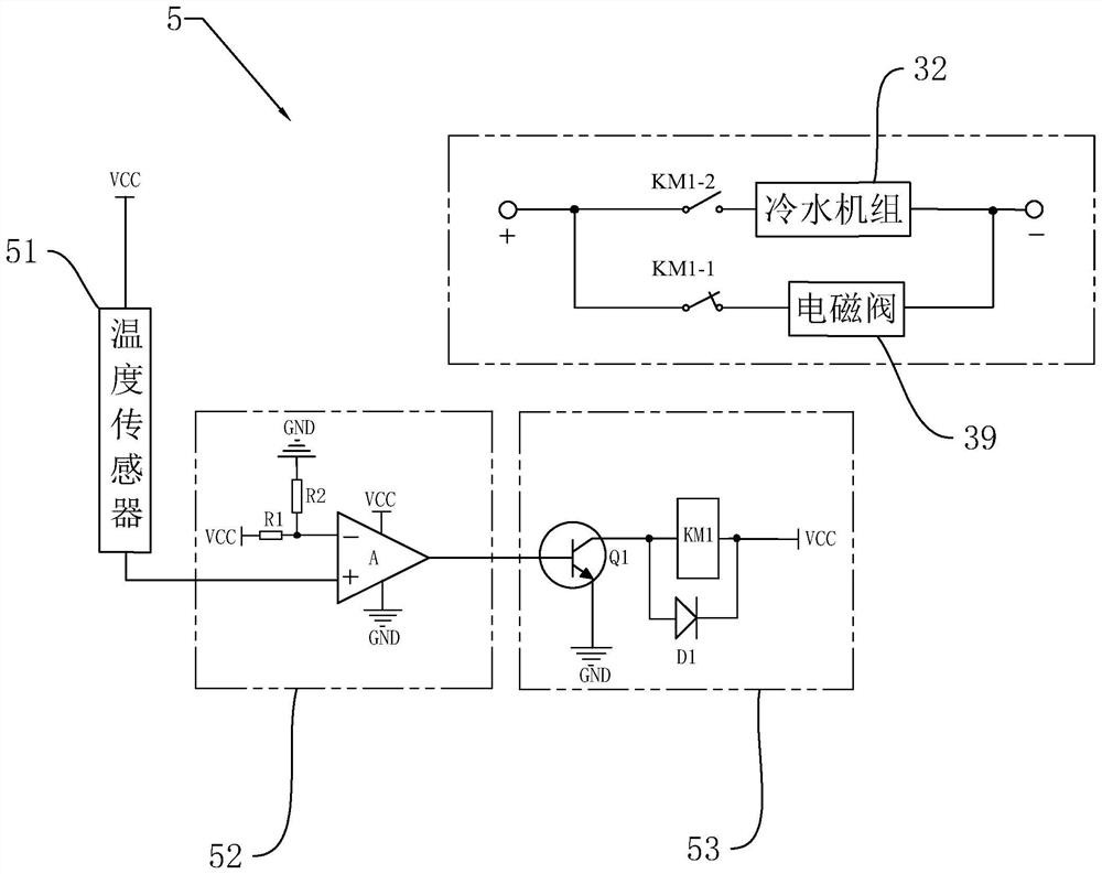 Fish temporary rearing device with intelligent control function