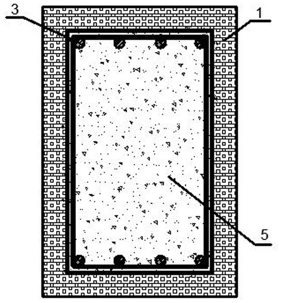 A method for demolishing concrete in a frame structure to be dismantled by pre-moisture heat blasting