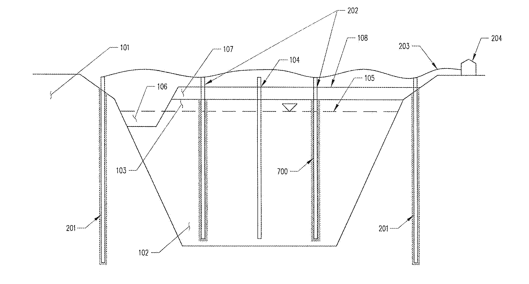 Secondary In Situ Pond Ash Dewatering and Stabilization System and Method