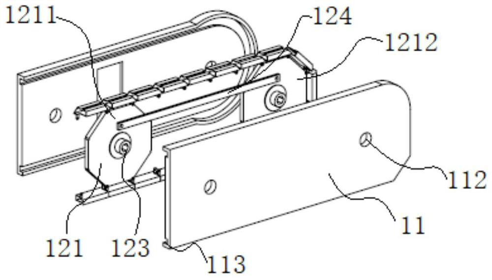 Bin clamping device and surgical operation instrument