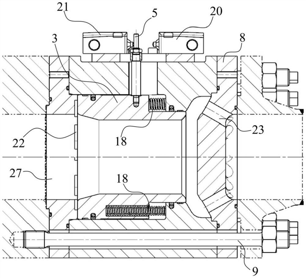 Sliding type air valve