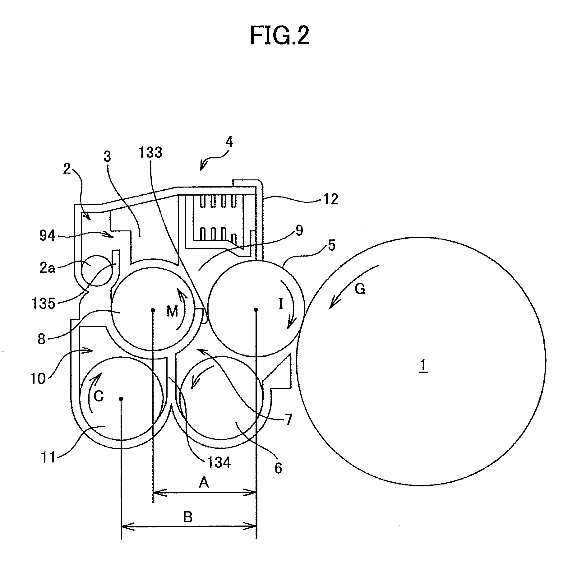 Developing device including refill operation