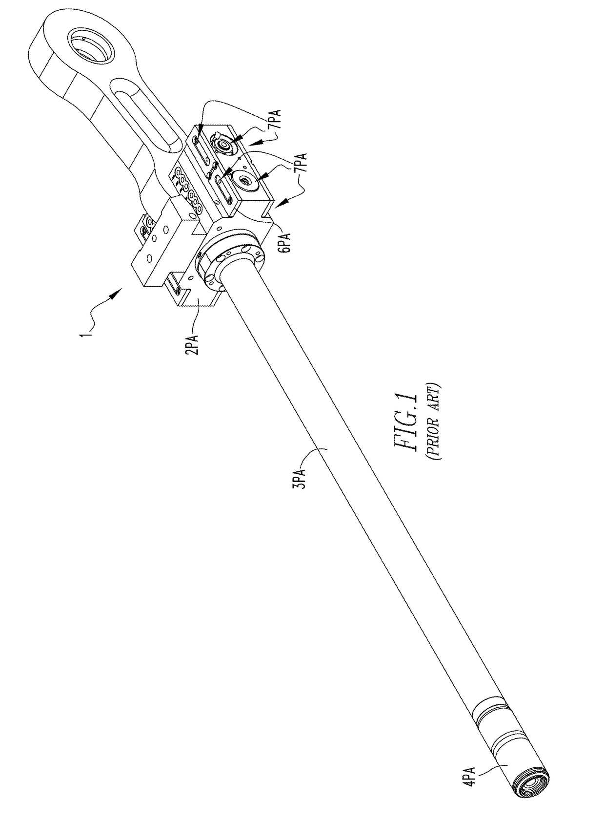 Outboard hydrostatic bearing assembly for can bodymaker