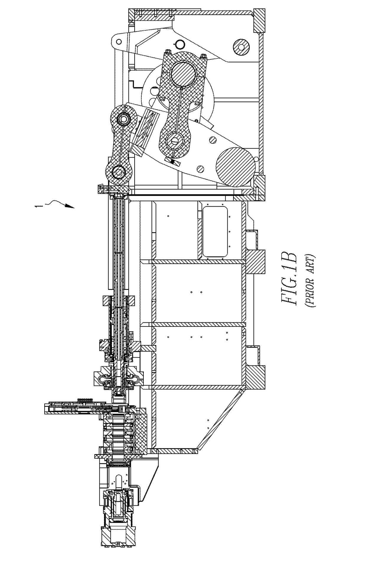 Outboard hydrostatic bearing assembly for can bodymaker