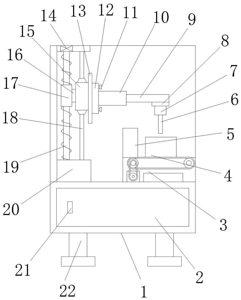 Automatic running-in tooling structure