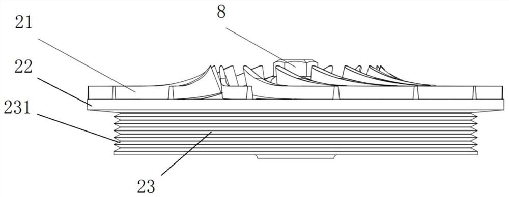 Centrifugal compressor of hydrogen circulating pump