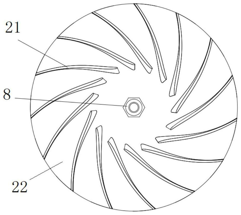 Centrifugal compressor of hydrogen circulating pump