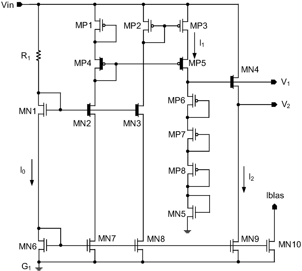 High-voltage enabling circuit for DC-DC converter