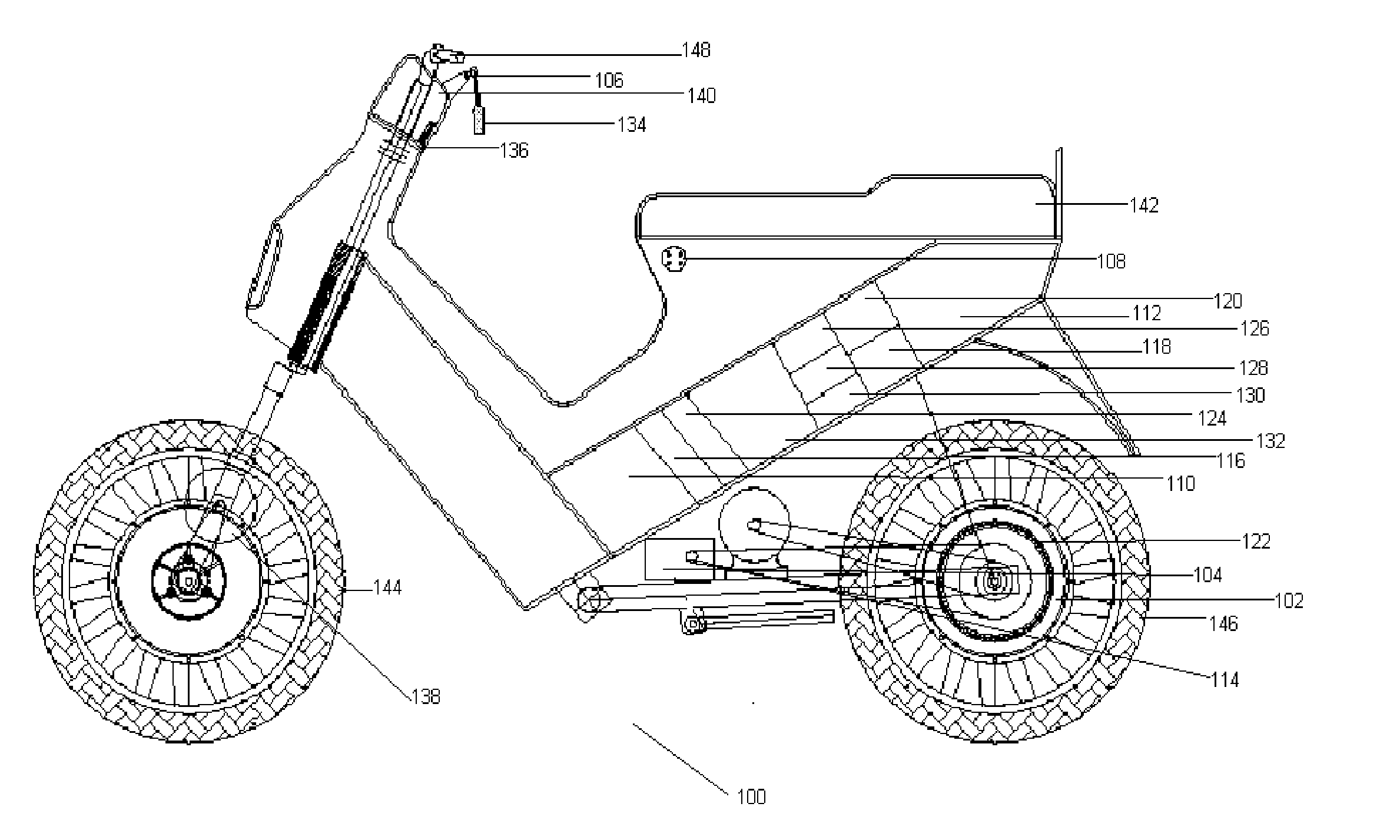 Electrically powered motorized vehicle with continuously variable transmission and combined hybrid system