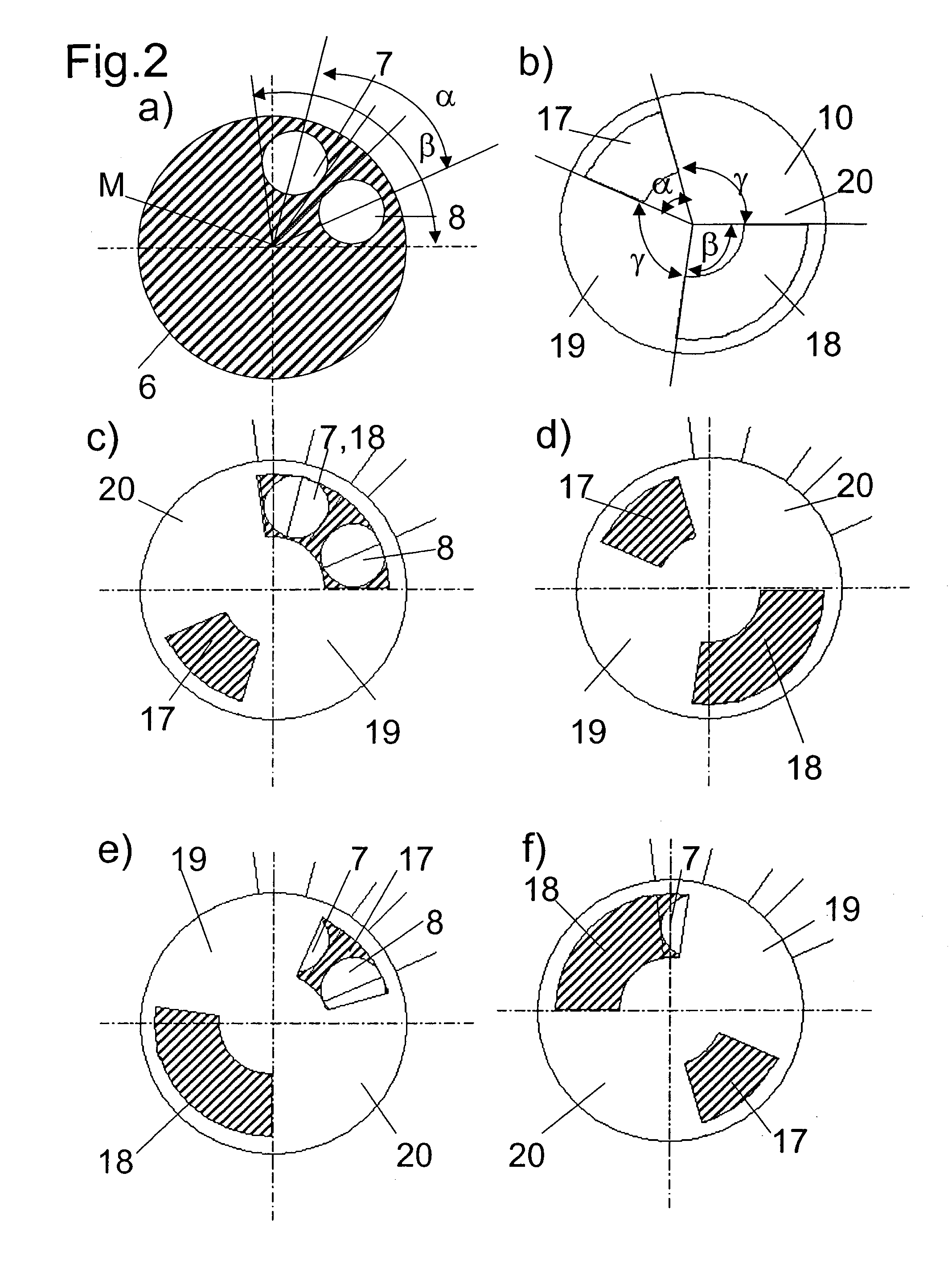 Adjustable two-way valve device for a combustion engine