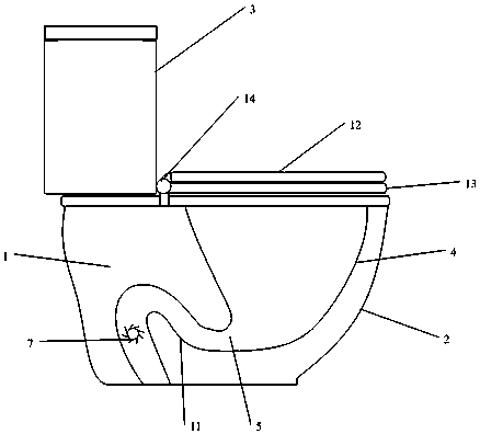 Self-generating intelligent toilet seat