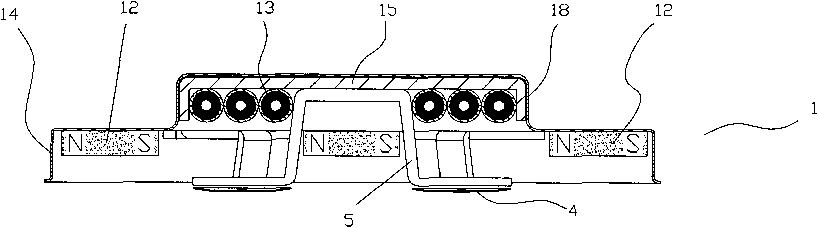 Electric heating device and electric heater using same