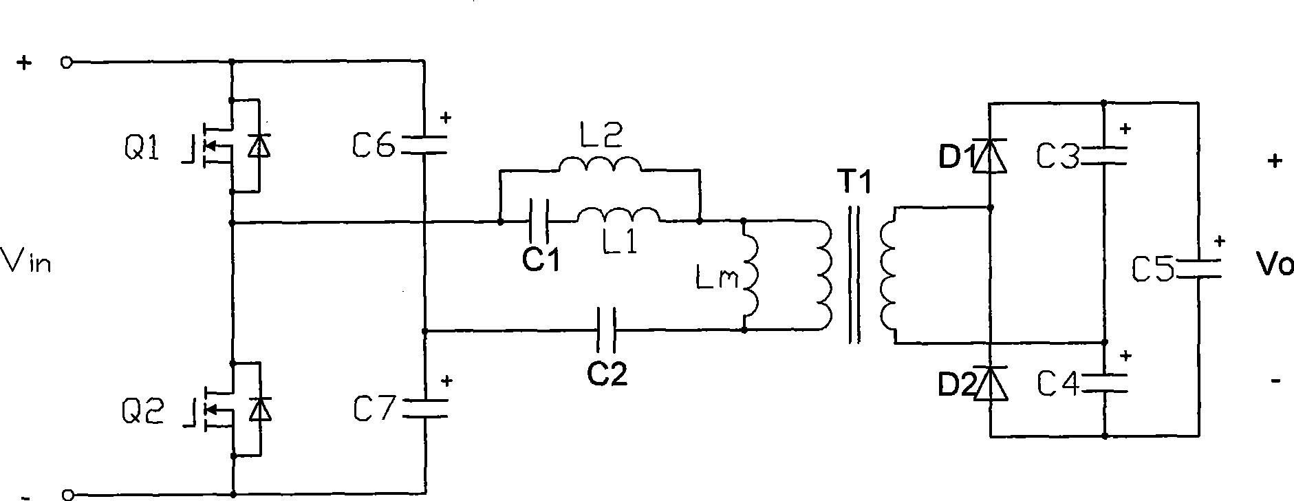 Voltage multiplying synchronous rectifying multi-resonance soft switching converter