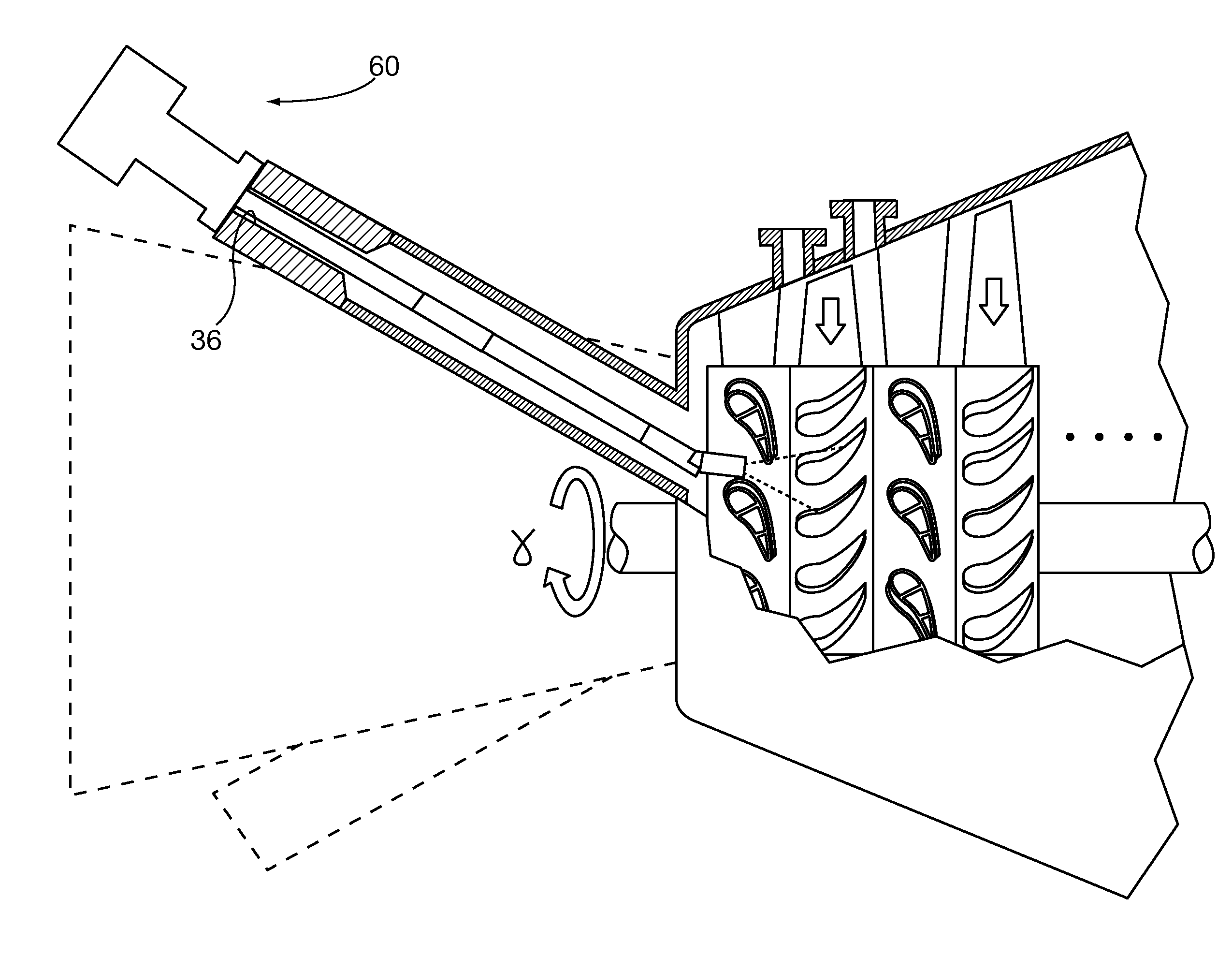 System and method for automated optical inspection of industrial gas turbines and other power generation machinery