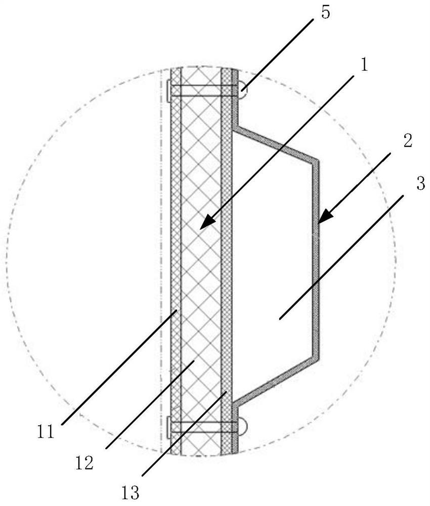 A sound-absorbing and heat-insulating pad for an automobile engine compartment