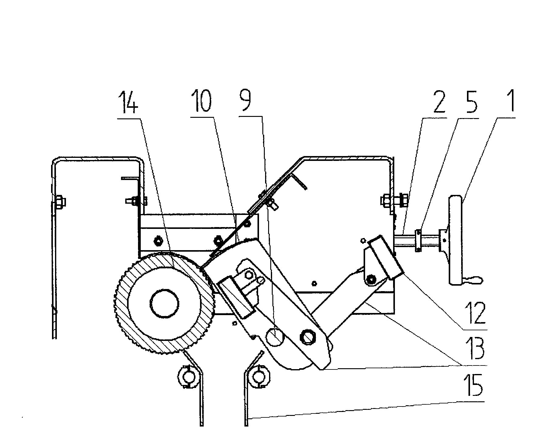 Control device for opening material door of oilseed-cracking machine