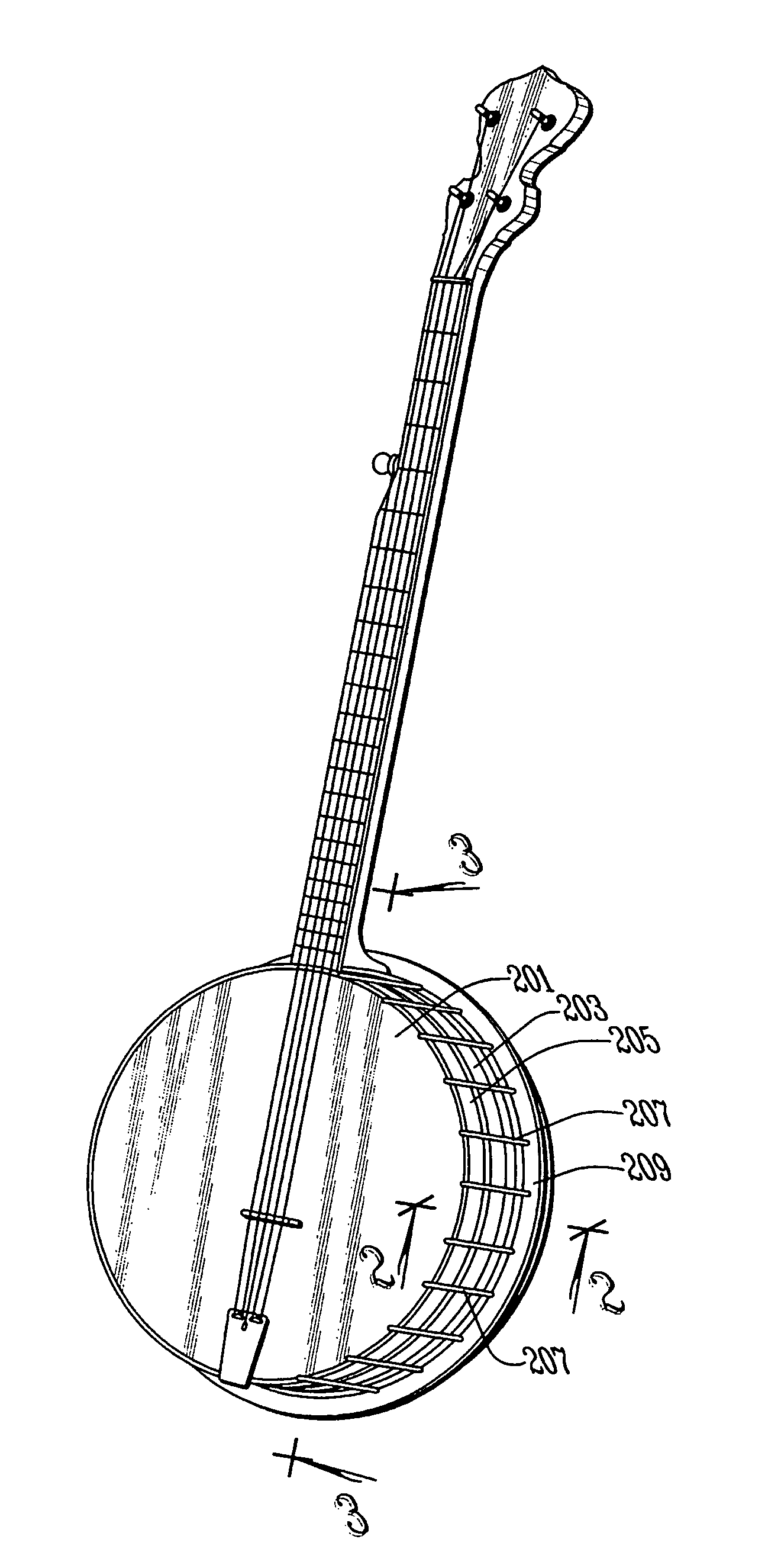 Banjo tensioner