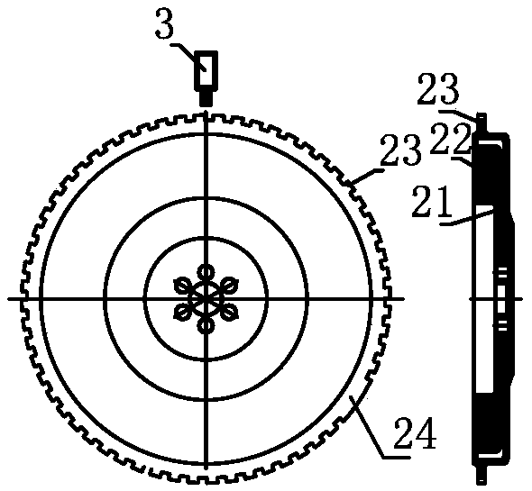 Automobile crankshaft information acquisition device