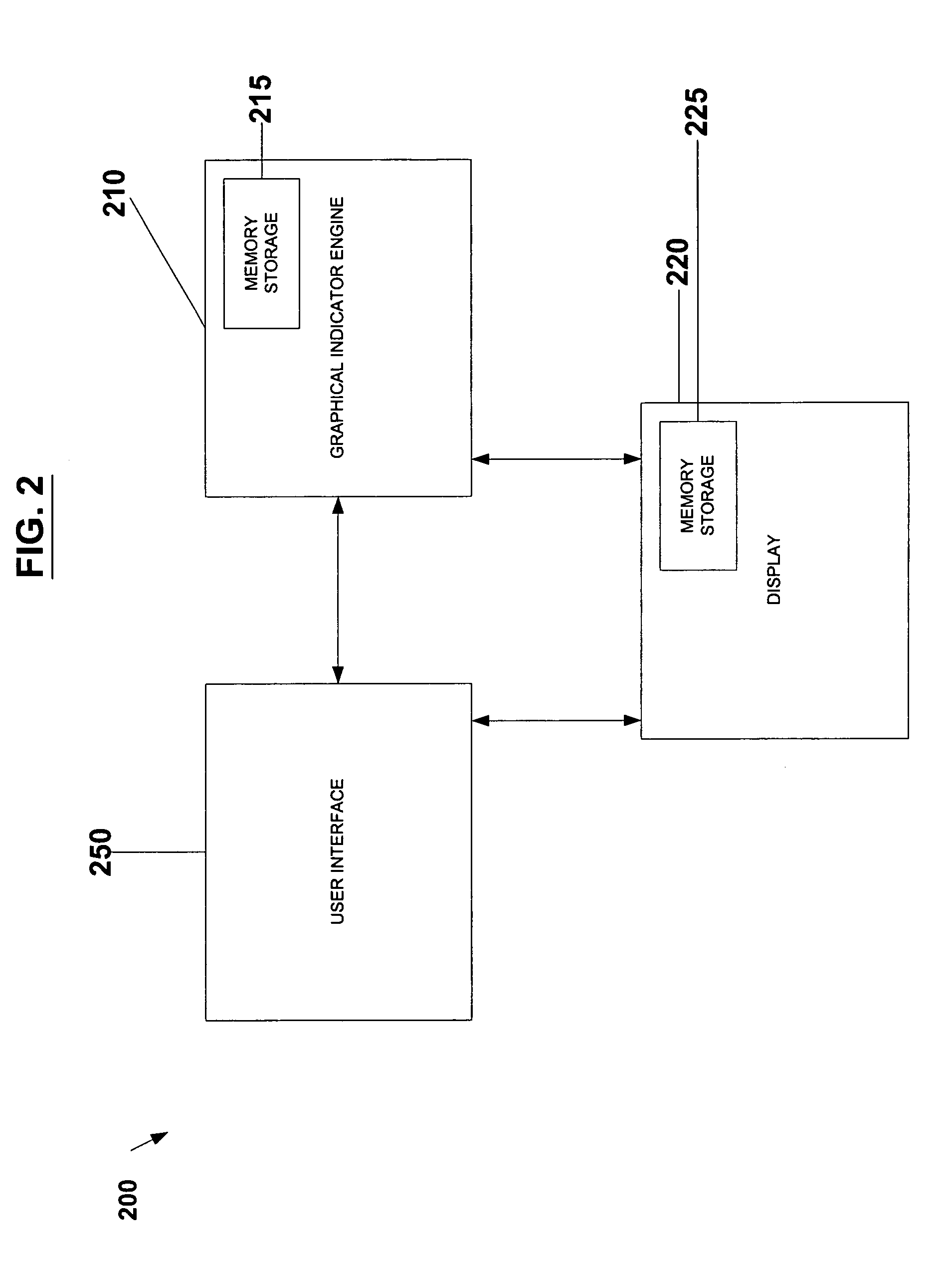 Method and system for displaying an image instead of data
