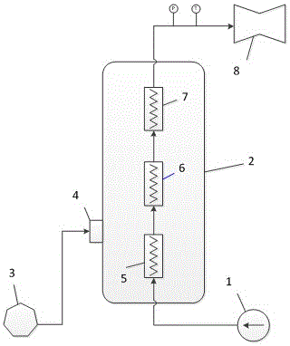 A Method of Raising the Main Steam Temperature of a Supercritical Once-through Boiler