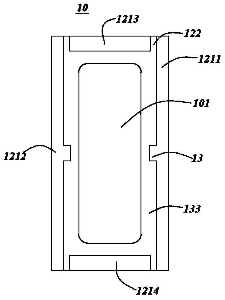 Tube package structure and package method