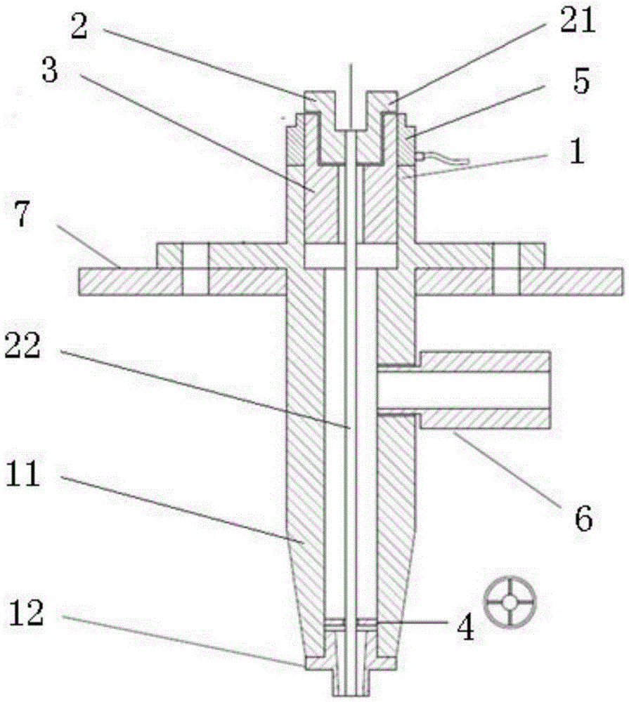 A coaxial nozzle for electrofluid jet printing