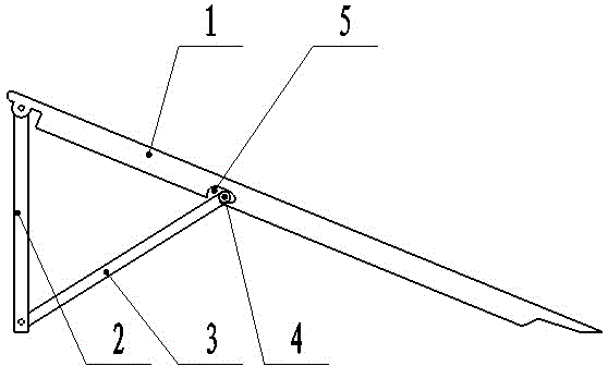 Folding type road shoulder slope frame