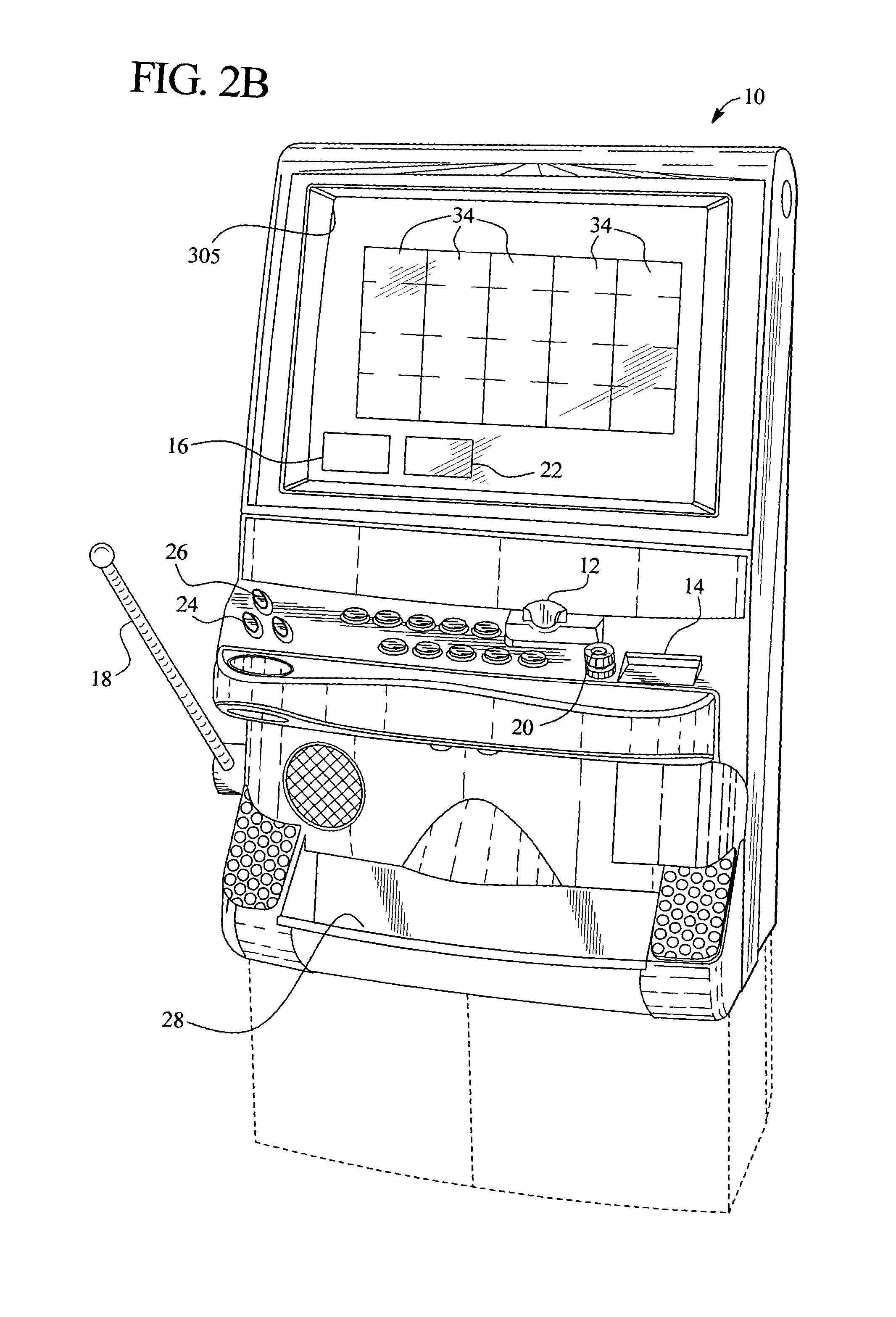 Gaming device having a co-molded switch and method of making same