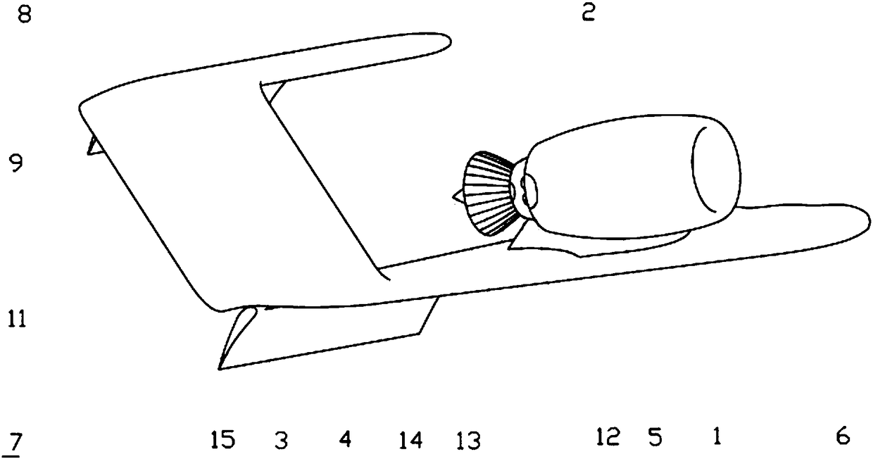Jet flap lift augmentation connecting wing system and aircraft applying same