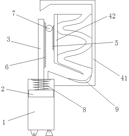 Manual feeding and returning two-way hydraulic system