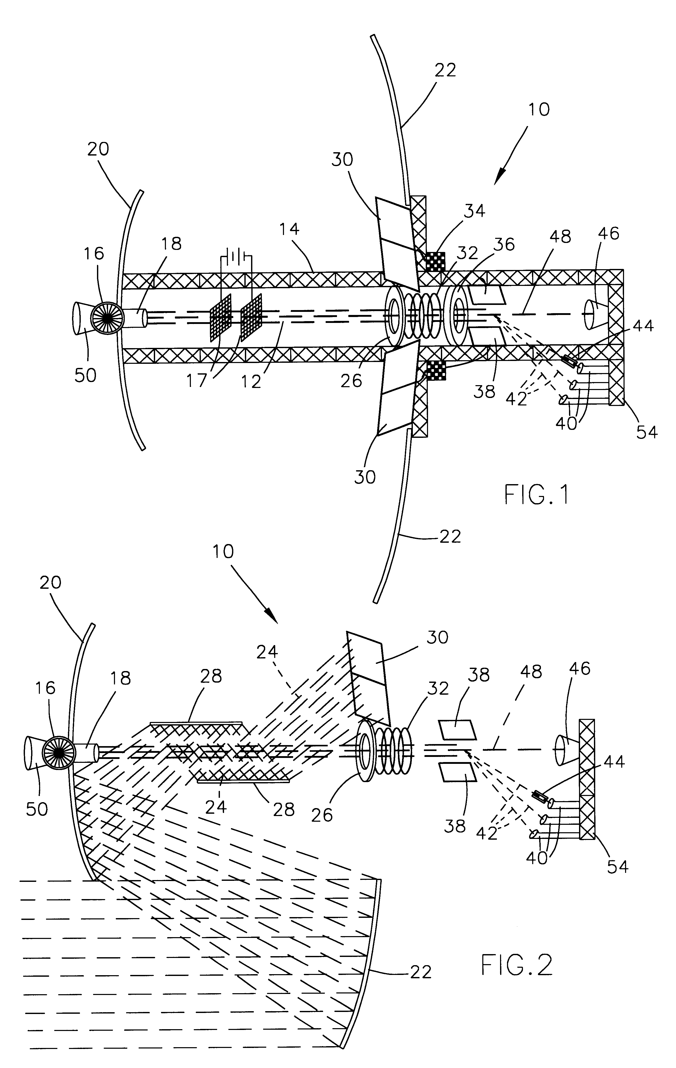 Process and apparatus for continuous-feed all-isotope separation in microgravity using solar power