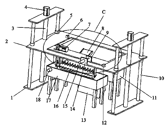 Dual-station tank type de-ironing device