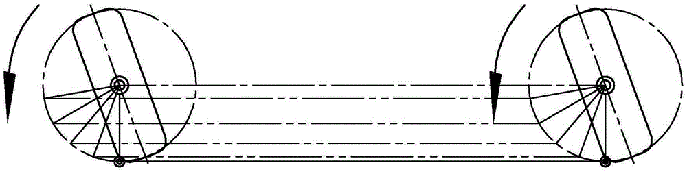 Steering device for a vehicle with four wheels and four directions